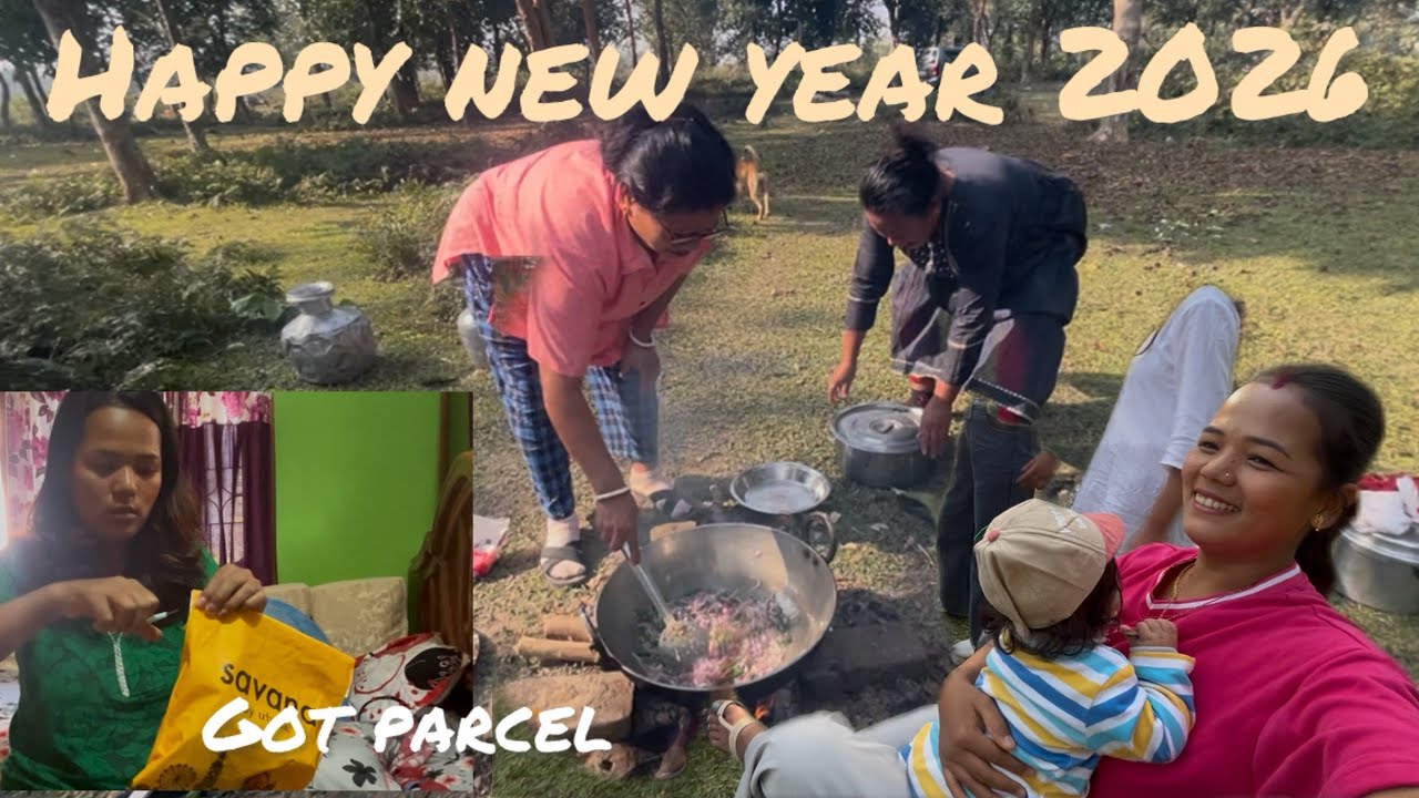 Celebrating 2026 Happy new year everyone ❤️picnic day 😍 byby 2❤️25🖐️