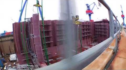 Twin-Path Slings – Lifting Slings – 720 Ton Shipyard Lift