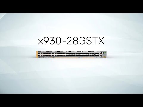 AT-x930-28GSTX ご紹介映像 - YouTube
