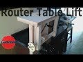 Tupia de bancada / Router Lift