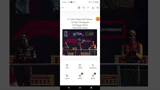 F1 Italian GP Podium 2023     #f1shorts #f12023 #motorsport #racing