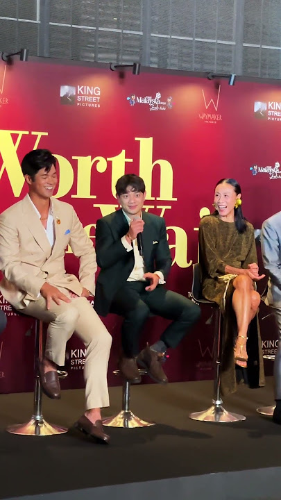 The cast of Worth the Wait describe love 🥰 #worththewait #rossbutler #lanacondo  @CalistaLeahLiew