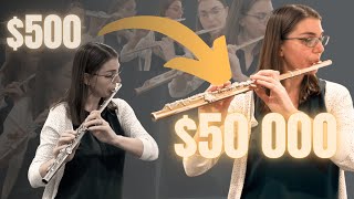 Playing Bach on 10 different flutes from cheapest to most expensive