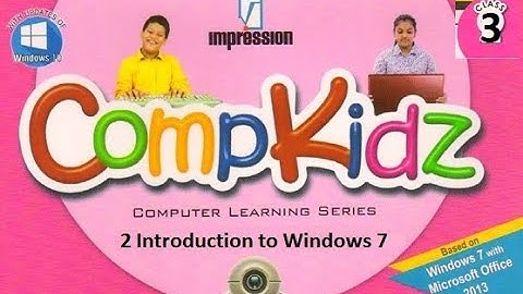 Class-III-Chapter-2-Introduction to Windows 7