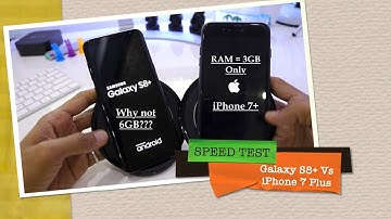 Galaxy S8+ Vs iPhone 7 Plus Speed Test (2 Laps)