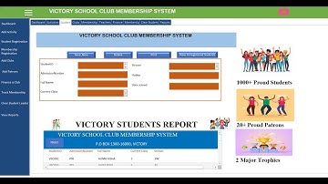 COMPUTER STUDIES 2025 - VICTORY SCHOOL CLUB MEMBERSHIP SYSTEM DOCUMETATION