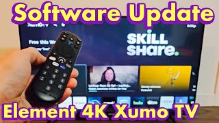 Element 4K Xumo TV: How to Update Software