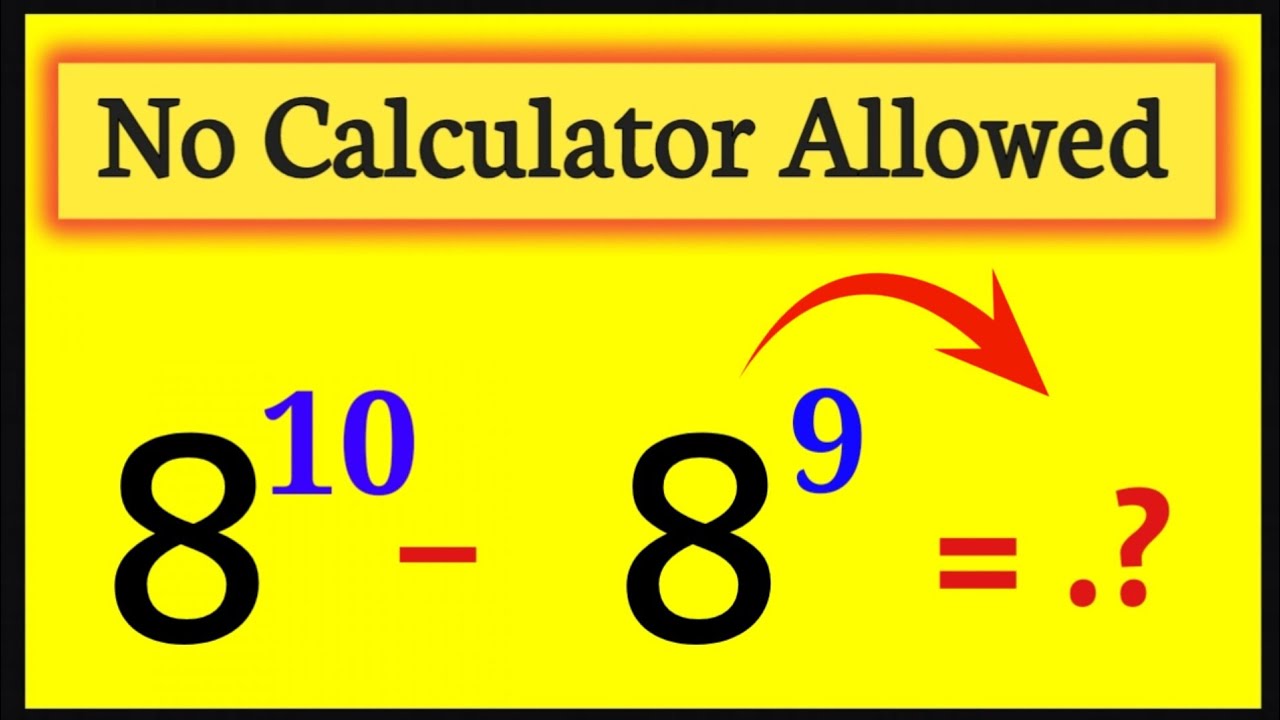 Calculator Not Allowed | math Olympiad Question #maths #math #algebra