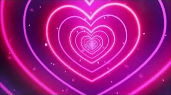 Neon Hearts Wallpaper Screen for 1 Hour