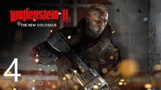Wolfenstein New Colossus (линия Фергюса) стрим #4 - Подрыв оберкоммандо