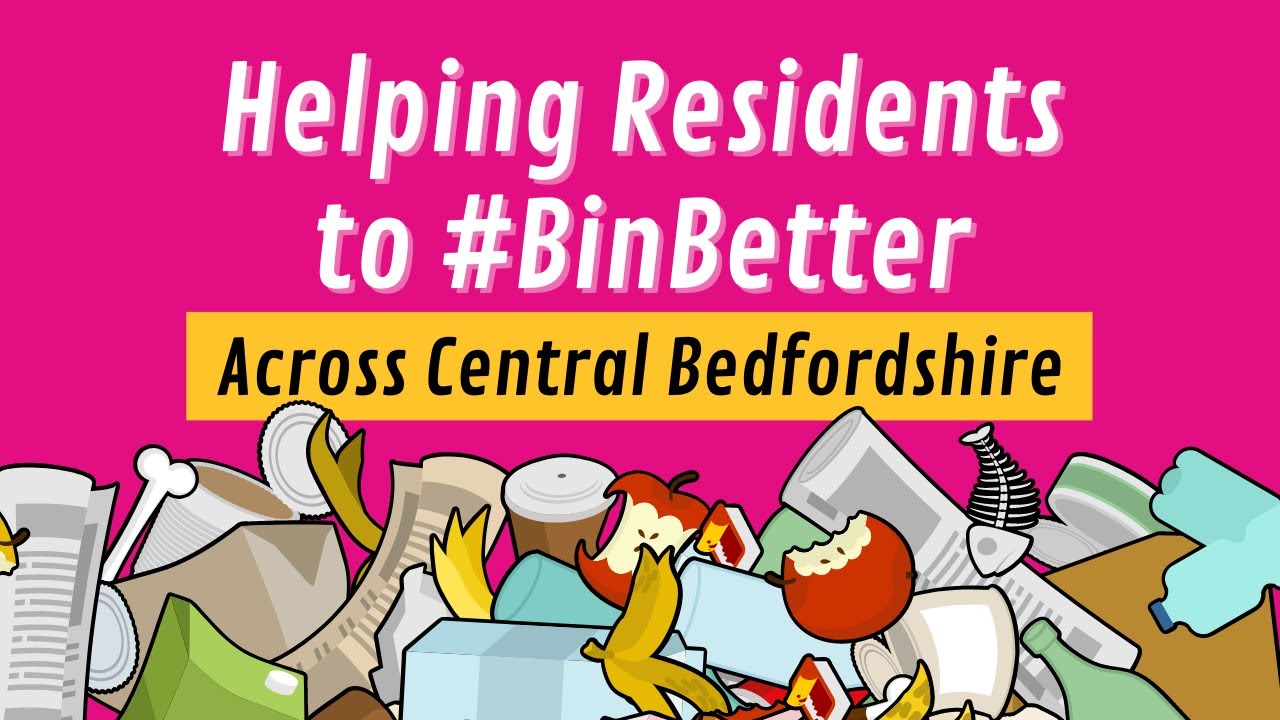 Helping residents to BinBetter across Central Bedfordshire YouTube