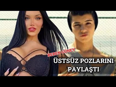 ÜSTSÜZ POZ VEREN BEREN GÜNEY SON HALİYLE TEPKİ ÇEKTİ !