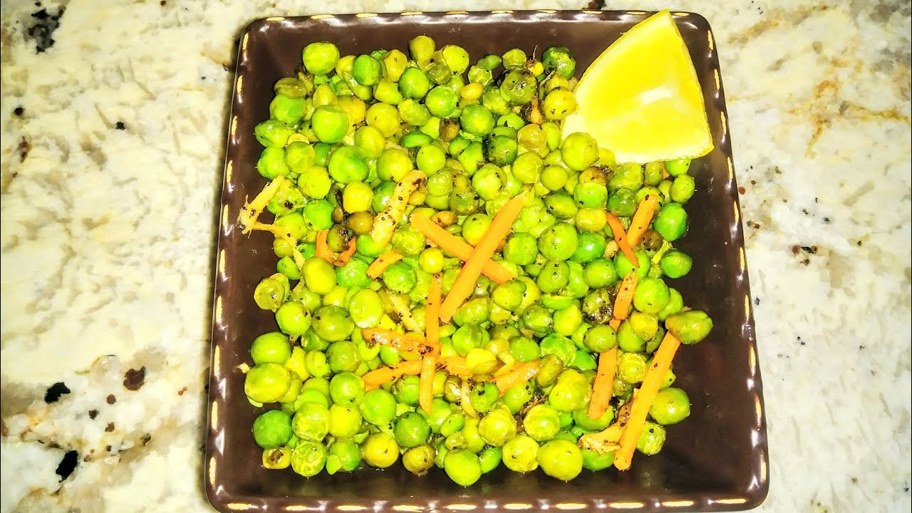 Roasted Green Peas YouTube