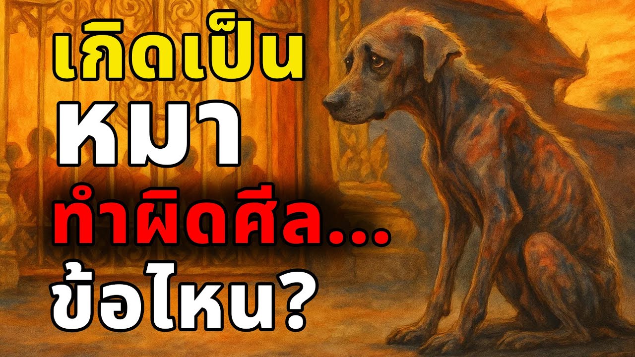 ผิดศีลข้อไหน...ทำกรรมอะไร ...จึงเกิดเป็นหมา