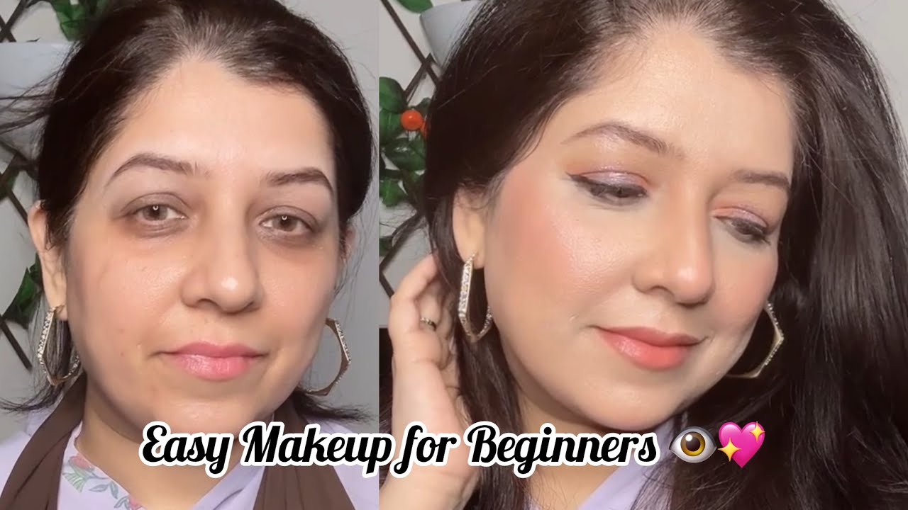 Simple makeup tutorial for | Step by Step makeup tutorial for beginners ...