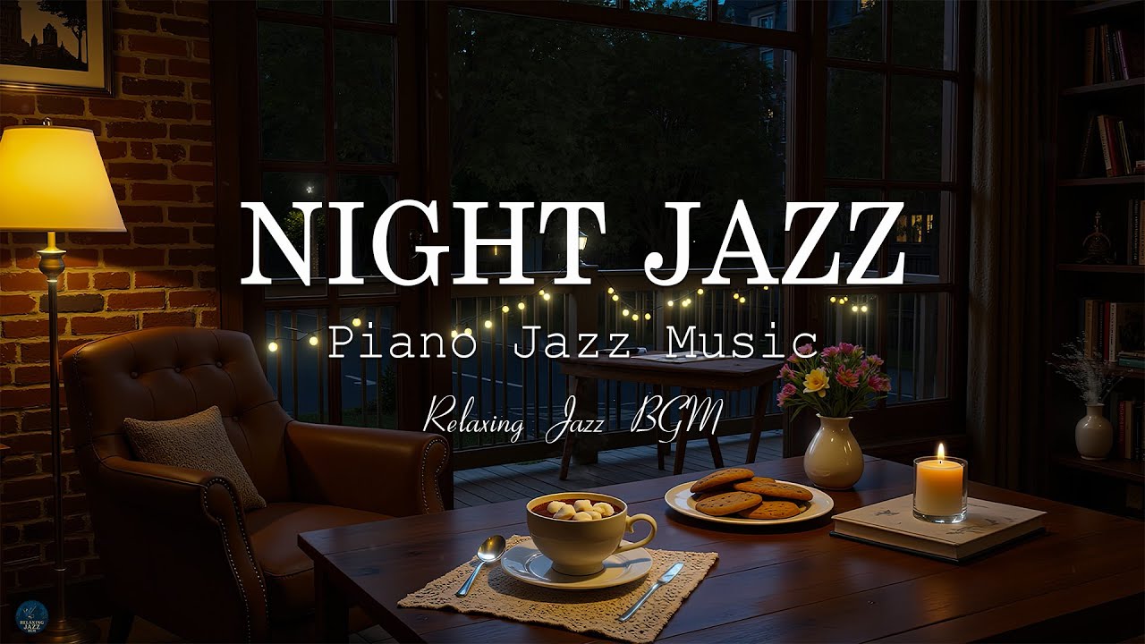Relaxing Sleep Jazz Night Music - Tender Comfort Jazz Piano Music - Delicate Jazz Music for Focus