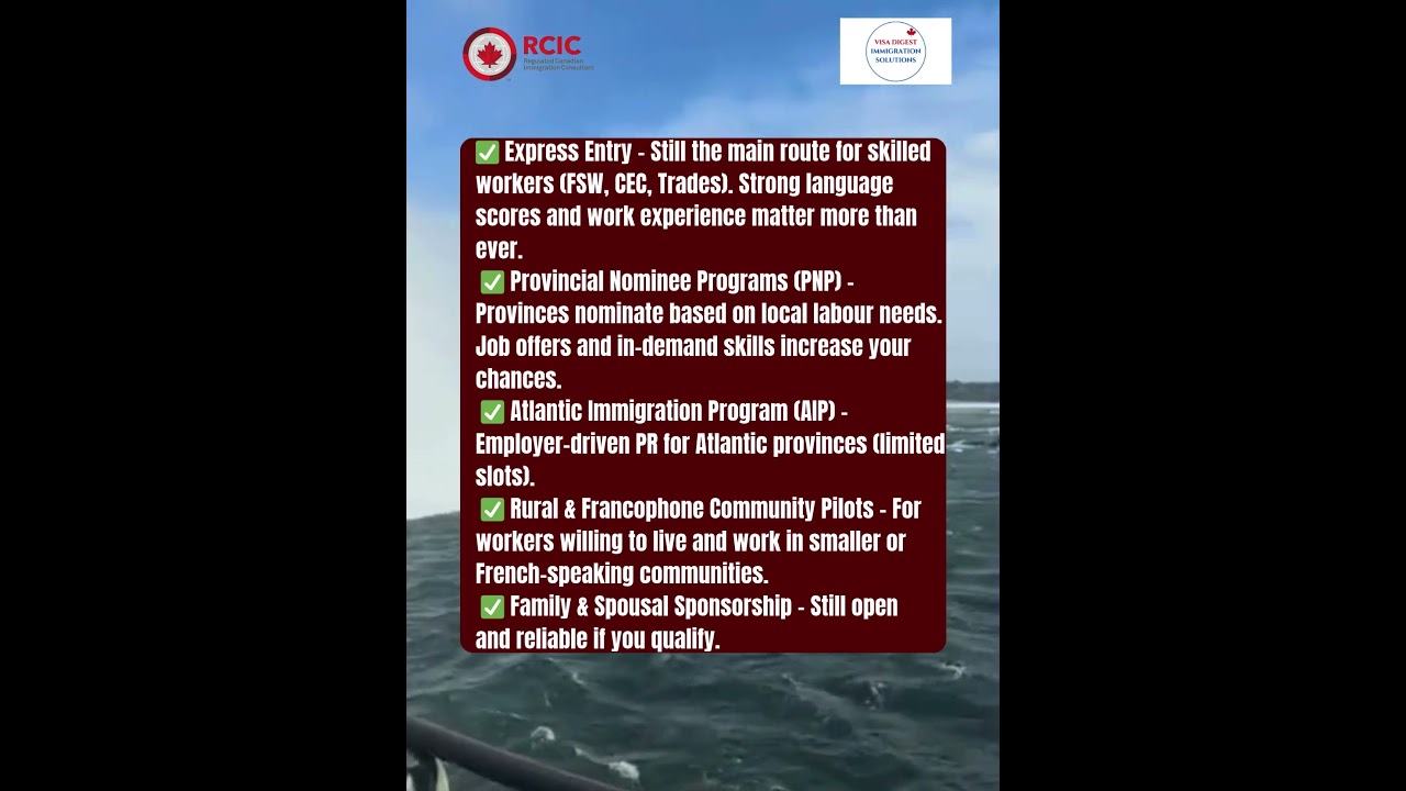 TOP 5 CANADA PERMANENT RESIDENCY (PR) PATHWAYS TO APPLY IN 2026