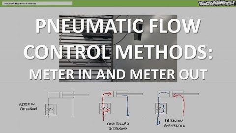 Pneumatic Flow Control Methods (Part 1 of 2)
