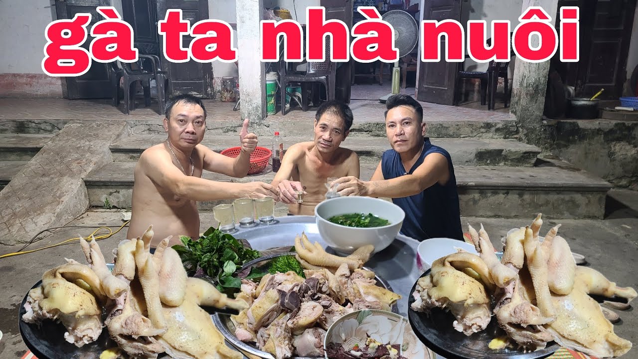 Ăn thịt Gà Ta Số 1 nhà nuôi, lê Toàn Food, thưởng thức