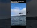 Askeri hassasiyet : köprünün altından helikopter geçişi 🚁  #shorts