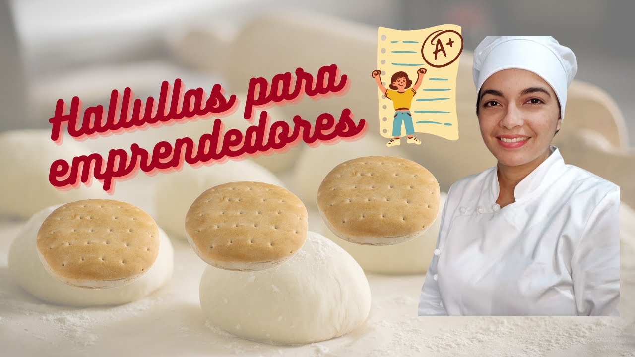 Hallullas un pan chileno. Receta perfecta para emprendedores. Fácil de hacer.