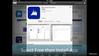 Microsoft Dynamics CRM IPad App Demo