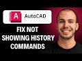 How to Fix AutoCAD Command Line Not Showing Command History [2026 GUIDE]