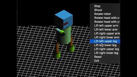3D Hierarchy Object - OpenGL