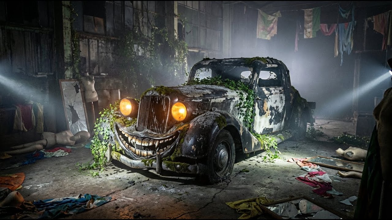 ASMR Car Restoration! Restoring the Burnt Cruella's Car from Abandoned Fashion Warehouse