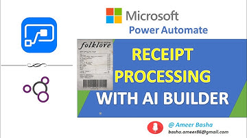 Microsoft Power Automate-zelfstudies || Module 26: Model voor ontvangstverwerking/scannen met AI ...
