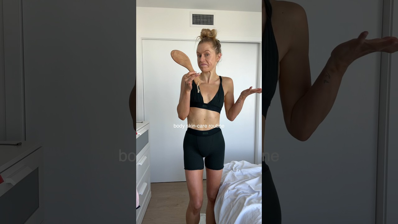 My Post Run BODY Skin Care Routine #shorts