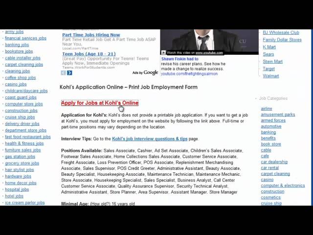 kohls application pdf fill online printable fillable blank