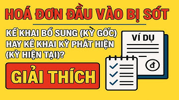 Kê Khai Hóa Đơn Đầu Vào Bị Sót Từ 1/7/2025 – Kỳ Gốc Hay Kỳ Hiện Tại? | Giải Thích Chi Tiết + Ví Dụ