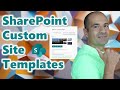 ⚙️How to create custom site templates in SharePoint
