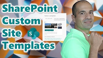 ⚙️How to create custom site templates in SharePoint