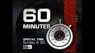 Nine - 60 Minutes promo (September 2001)