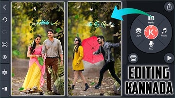 New Trending Behind Status Video Editing kinemaster Full Screen  Editing Kannada