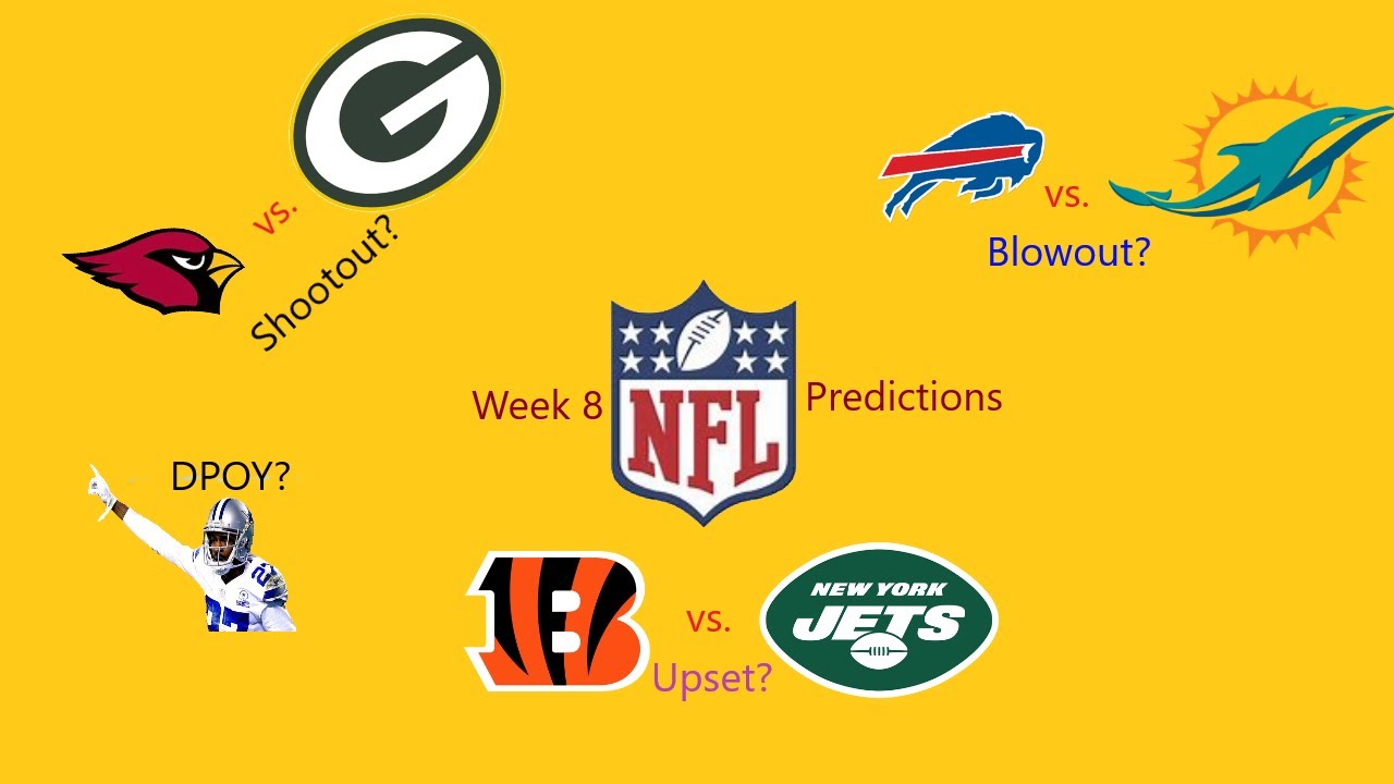 NFL Week 8 Predictions YouTube