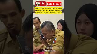 Siswa SMP Mengadu Ke Sosmed Gubernur, Di Ancam Pihak Sekolah, Wawali Tutun Tangan