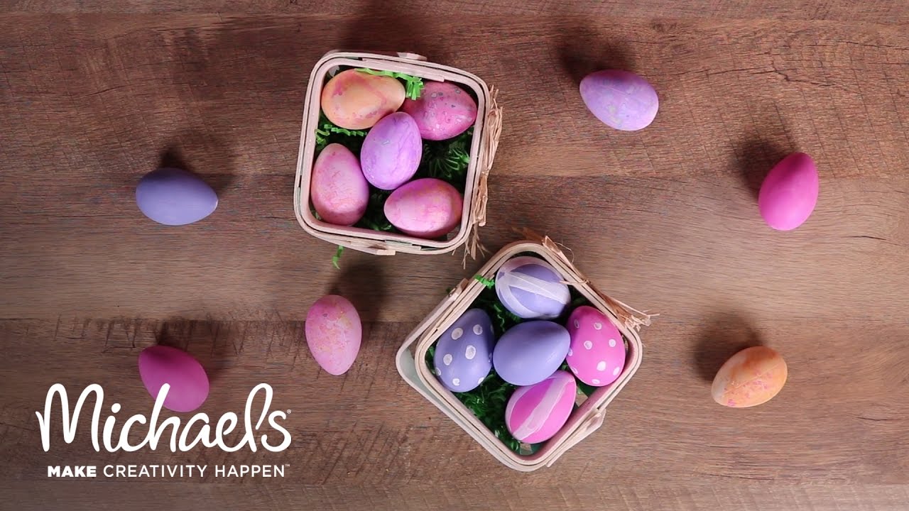 Kid's Painted Easter Eggs Michaels YouTube
