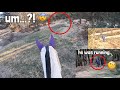 we were followed..?! & then he started running😳😂| GO PRO HACK