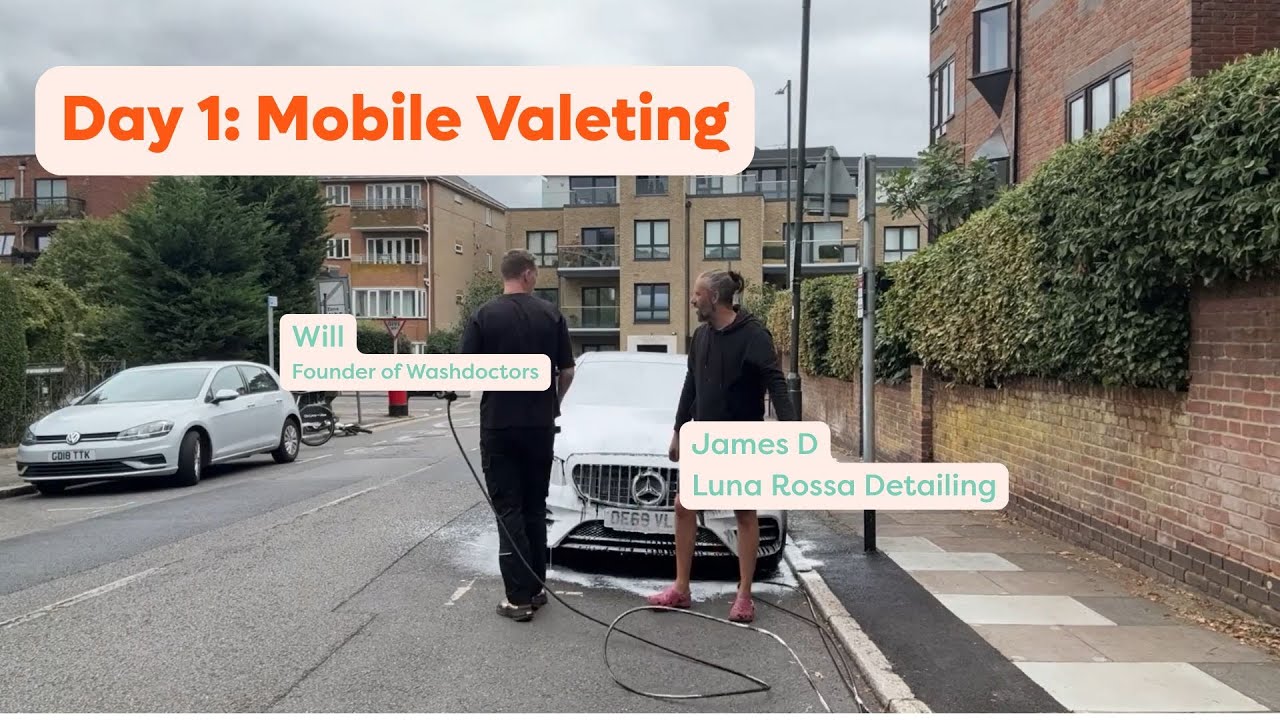 A Day Valeting Cars In London - Wash Doctors Founder Back On The Road - Day 1