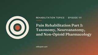 Pain Rehab Part 1: Pain Pathways, Gate Control, NSAIDs, TCAs | PM&R Board Review (REHAB-01) screenshot 5