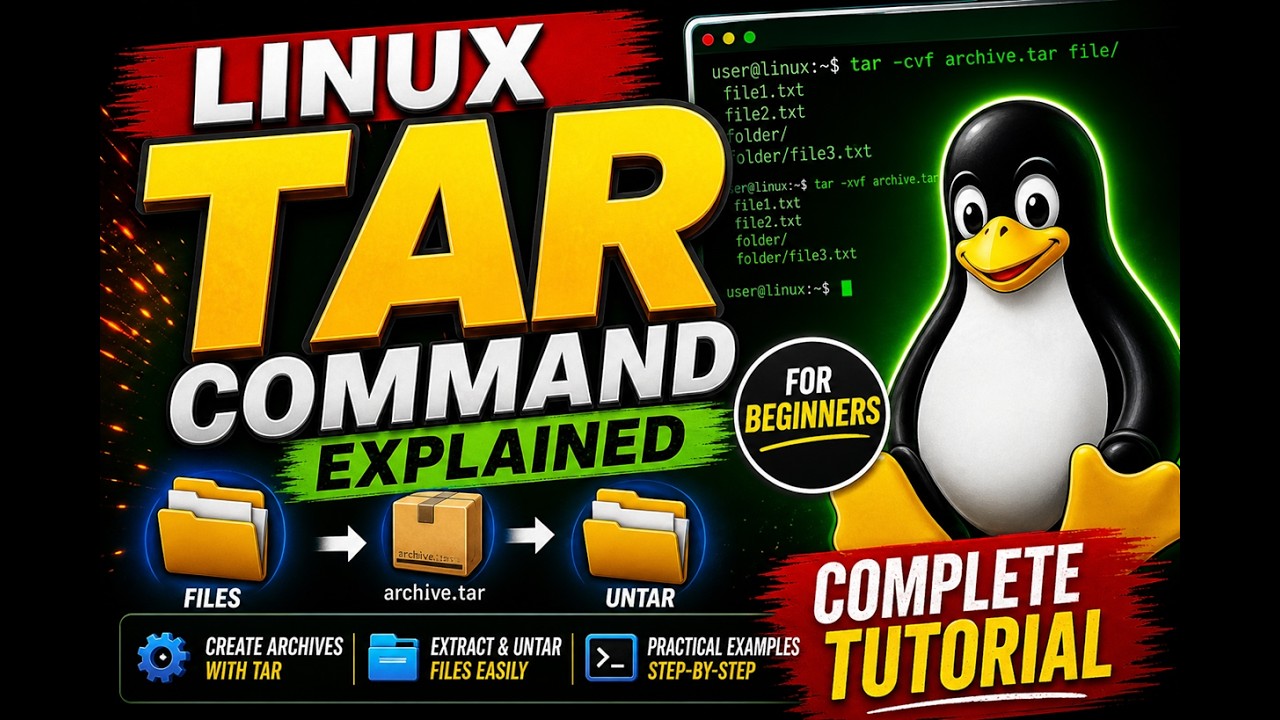 Untar File Linux Linux TAR Command Explained | How to Tar and Untar Files in Linux ...