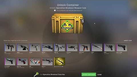 Opening one CSGO case every day until I get a knife #115