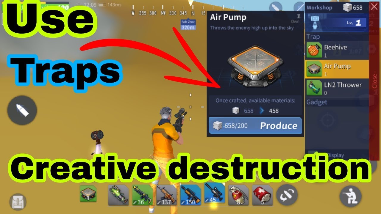 How to use traps in creative destruction