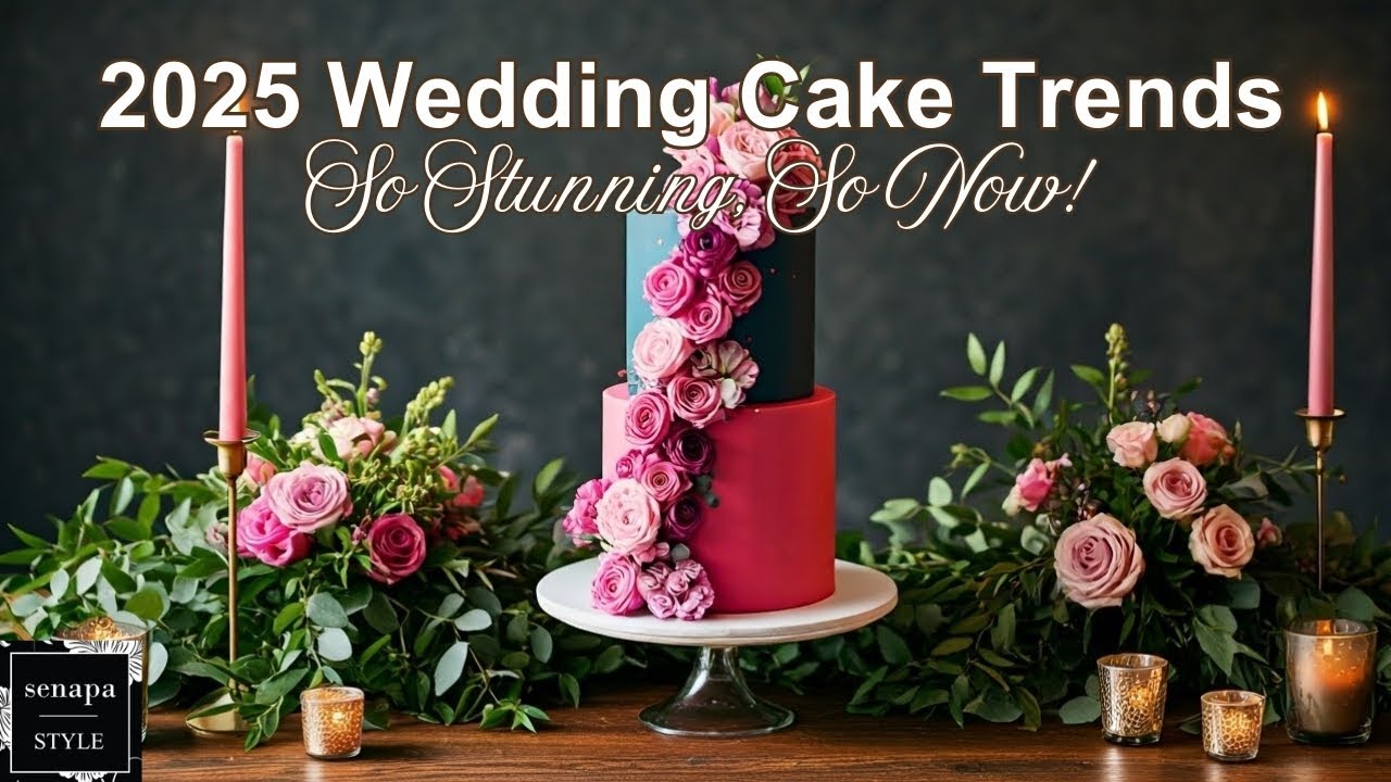 2025 Trends: Wedding Cakes - 2025 Wedding Trends - Reception Ideas #weddingcake #2025weddingtrends