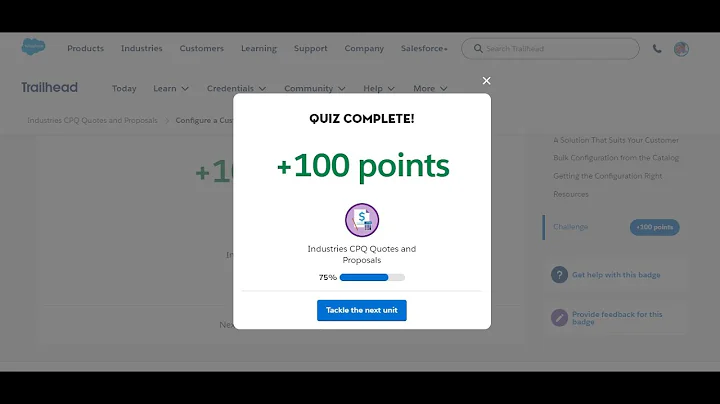 Industries CPQ Quotes and Proposals | Configure a Customer Solution - Trailhead Salesforce