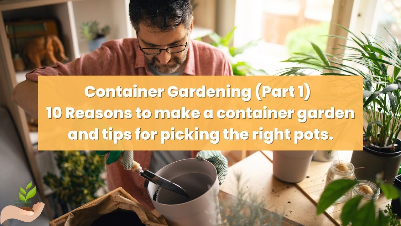 Container Gardening Pt 1: 10 Reasons to make a container garden and ...