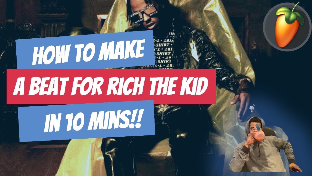 Making a beat for Rich The KId's " The World is Yours 2" | Friday 10 minute cookup